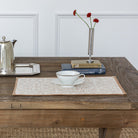 India Hicks Home King's Lace Dark Sand Placemat | Set of 4 - Pomegranate