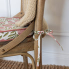 Pomegranate Vine Moss & Mauve Seat Cushion | Set of 2 - Pomegranate
