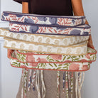 Pomegranate Vine Moss & Mauve Seat Cushion | Set of 2 - Pomegranate