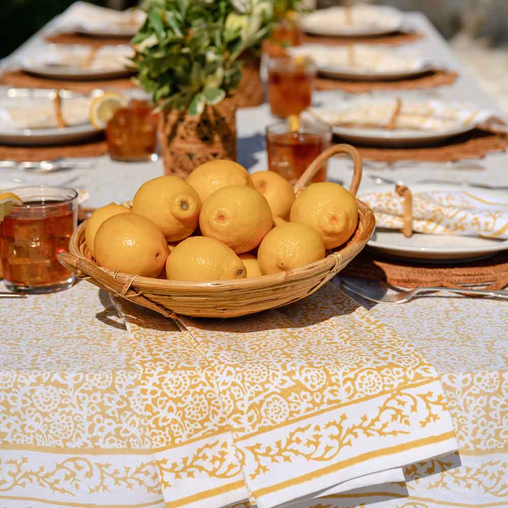Tapestry Marigold Tablecloth