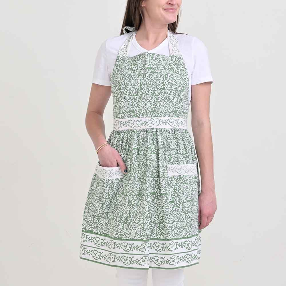 Tapestry Green Apron