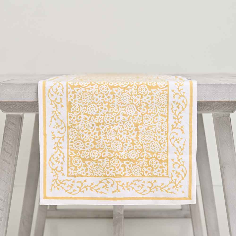 Tapestry Marigold Table Runner