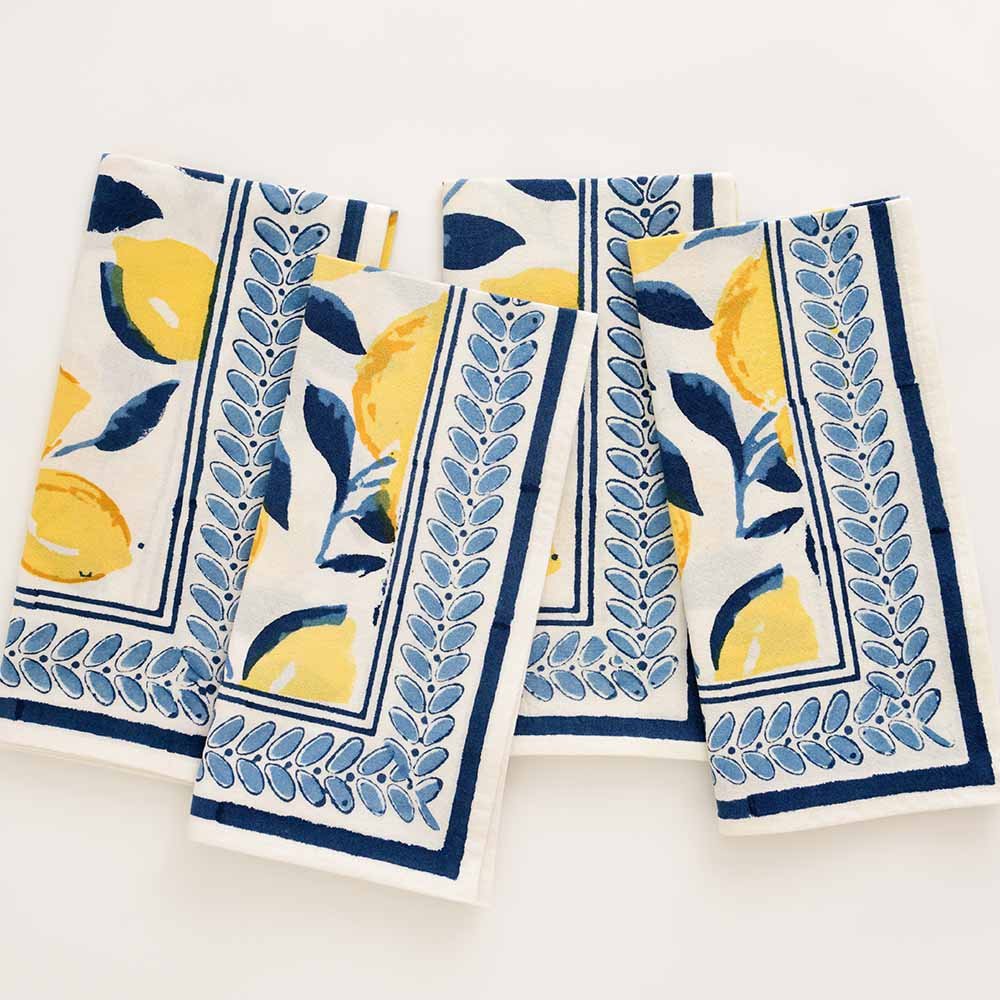 Mod Lemon Napkin | Set of 4