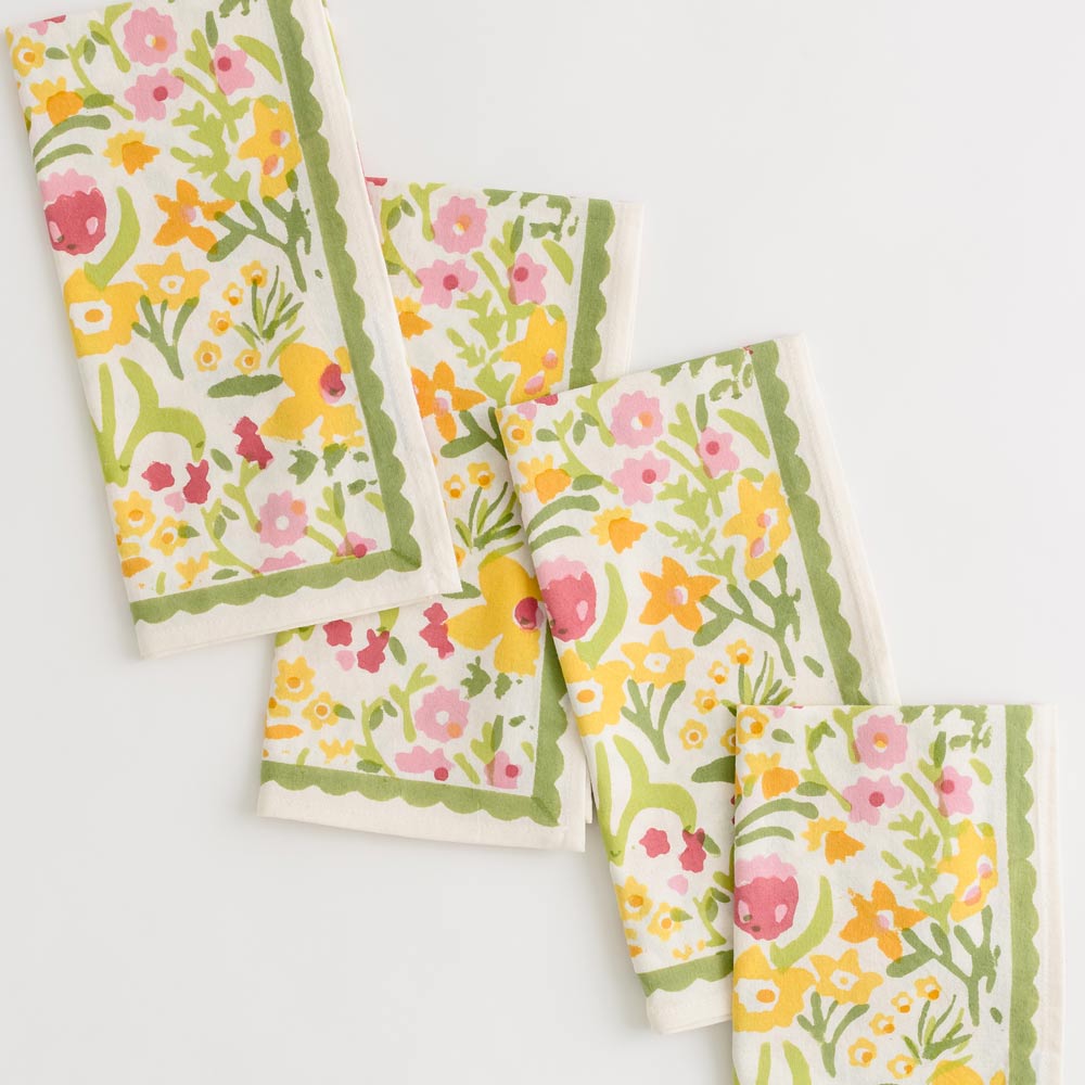 70s Flower Napkin | Set of 4