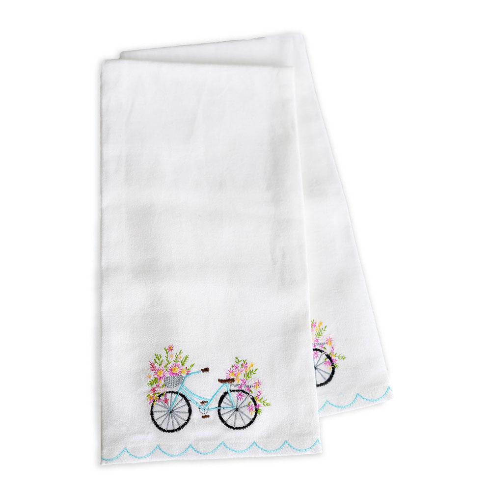 Blossom Bike Tea Towel