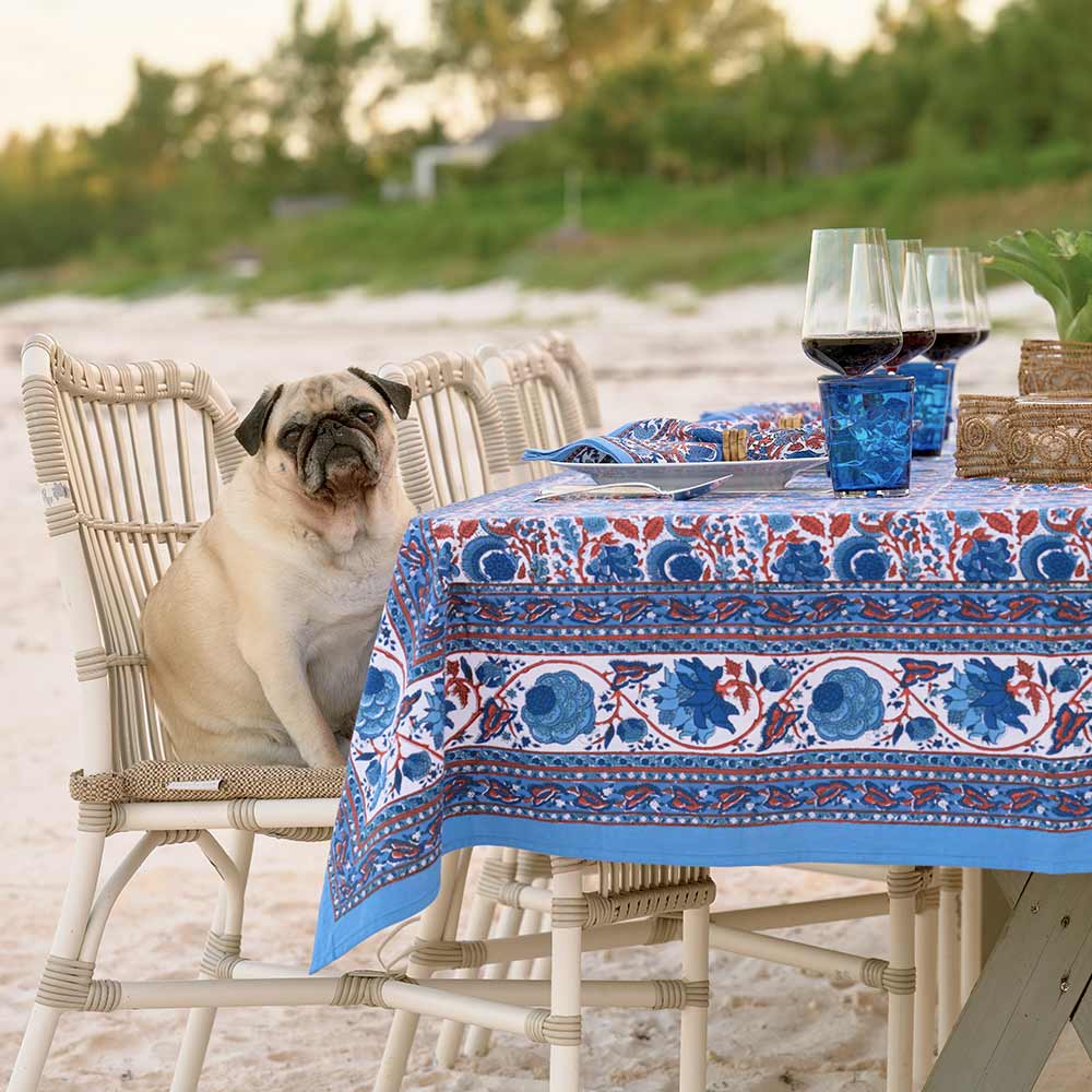 Block printed cloth napkins - Pomegranate Inc.