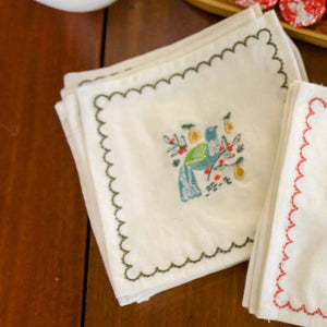 Holiday Tea Towels + Cocktail Napkin Gift Sack - Pomegranate Inc.