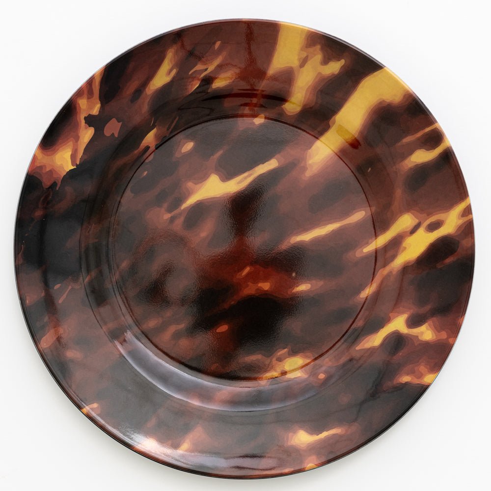 India Hicks Home Tortoise Melamine Dinner Plate – Pomegranate Inc.