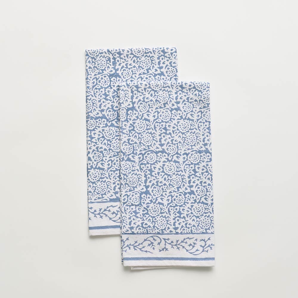 Tapestry Blue Tea Towels