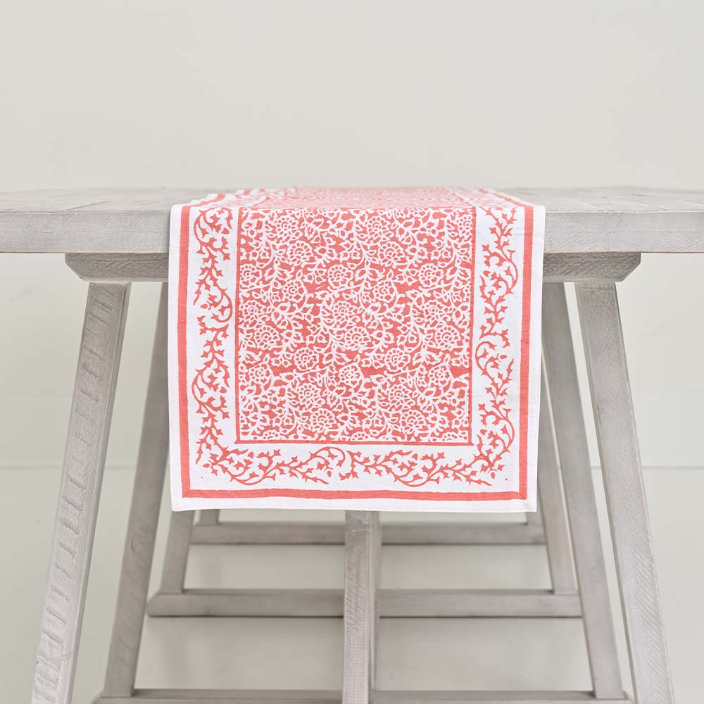 Tapestry Persimmon Table Runner