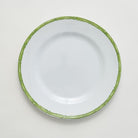 Green Bamboo Melamine Dinner Plate. 