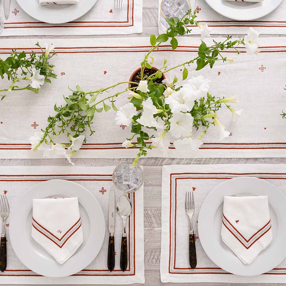 India Hicks Home Fly Linen Placemat | Set of 4