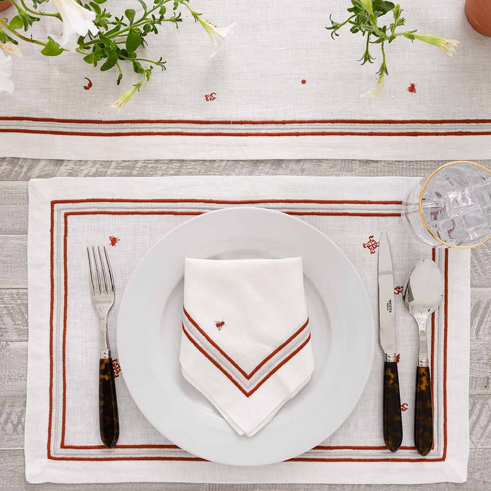 India Hicks Home Fly Linen Placemat | Set of 4
