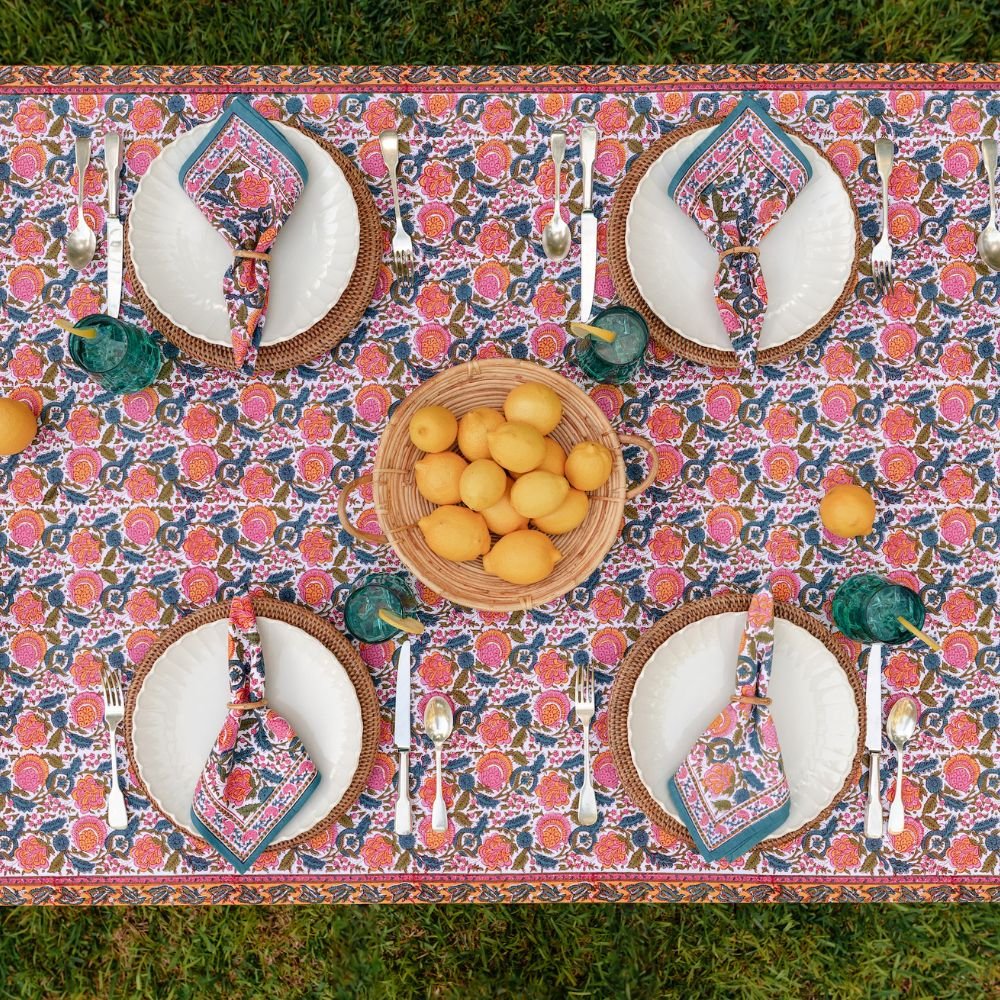Jewel Blossom Tablecloth