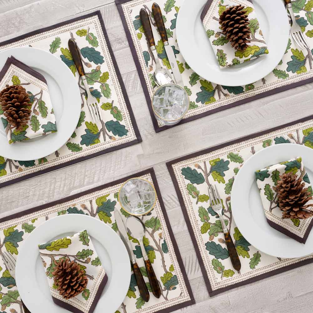 Set of 4 placemats. 