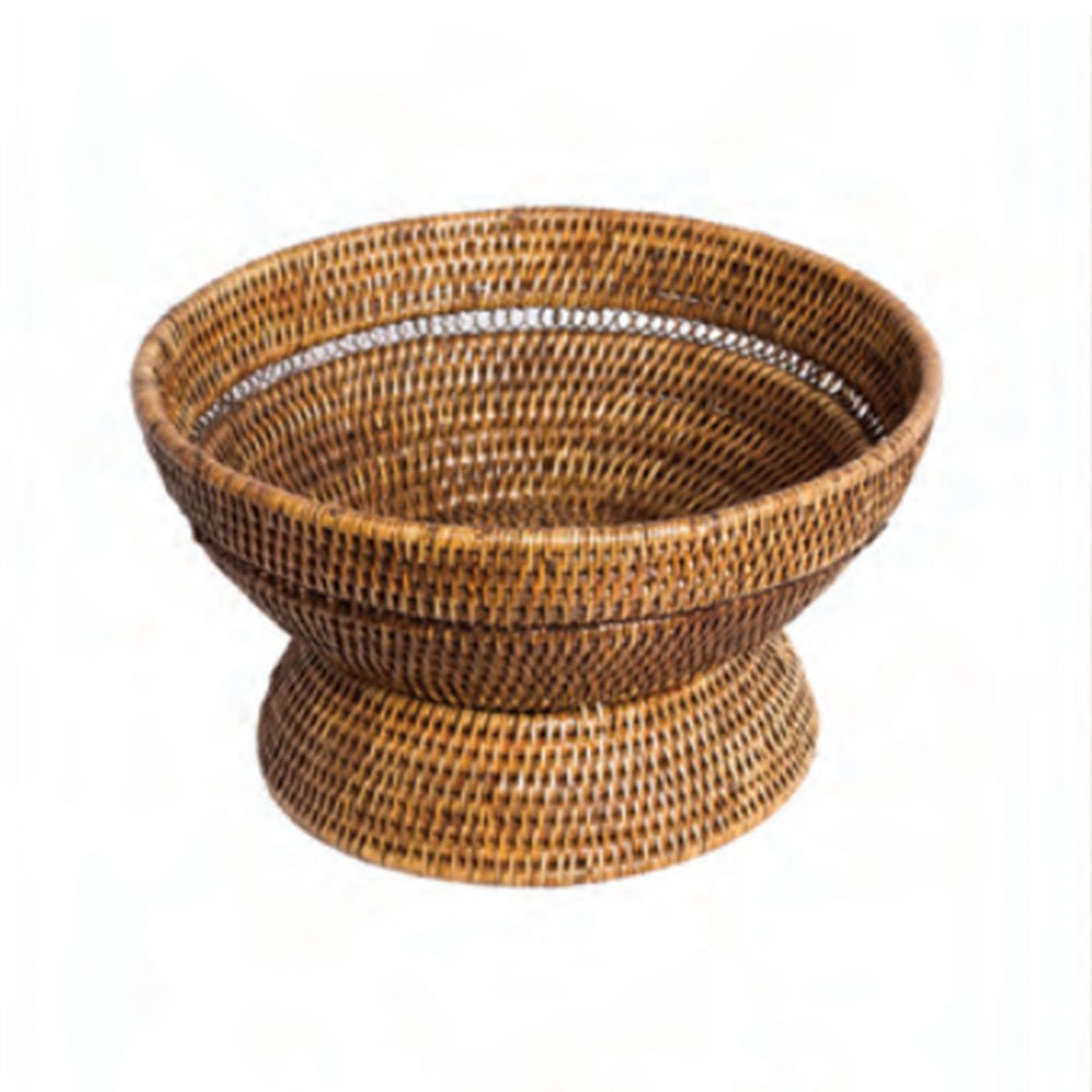 Woven Rattan Butler Tray - Pomegranate Inc.