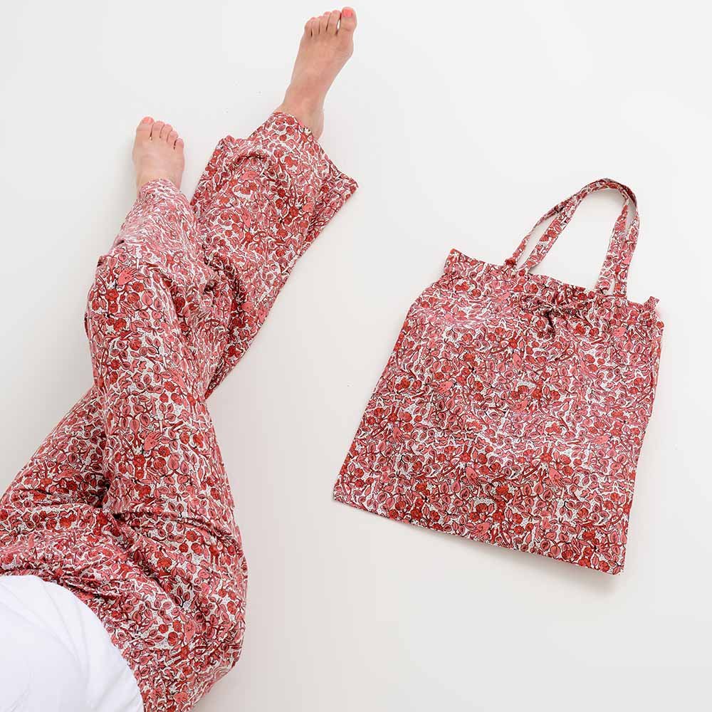 Pajama Bottom + Matching Tote Gift Sack