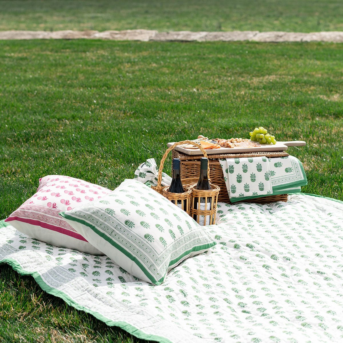 Perfect to lounge on during an outdoor picnic. 