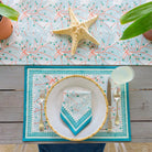 Sea Fan Placemat with matching napkin