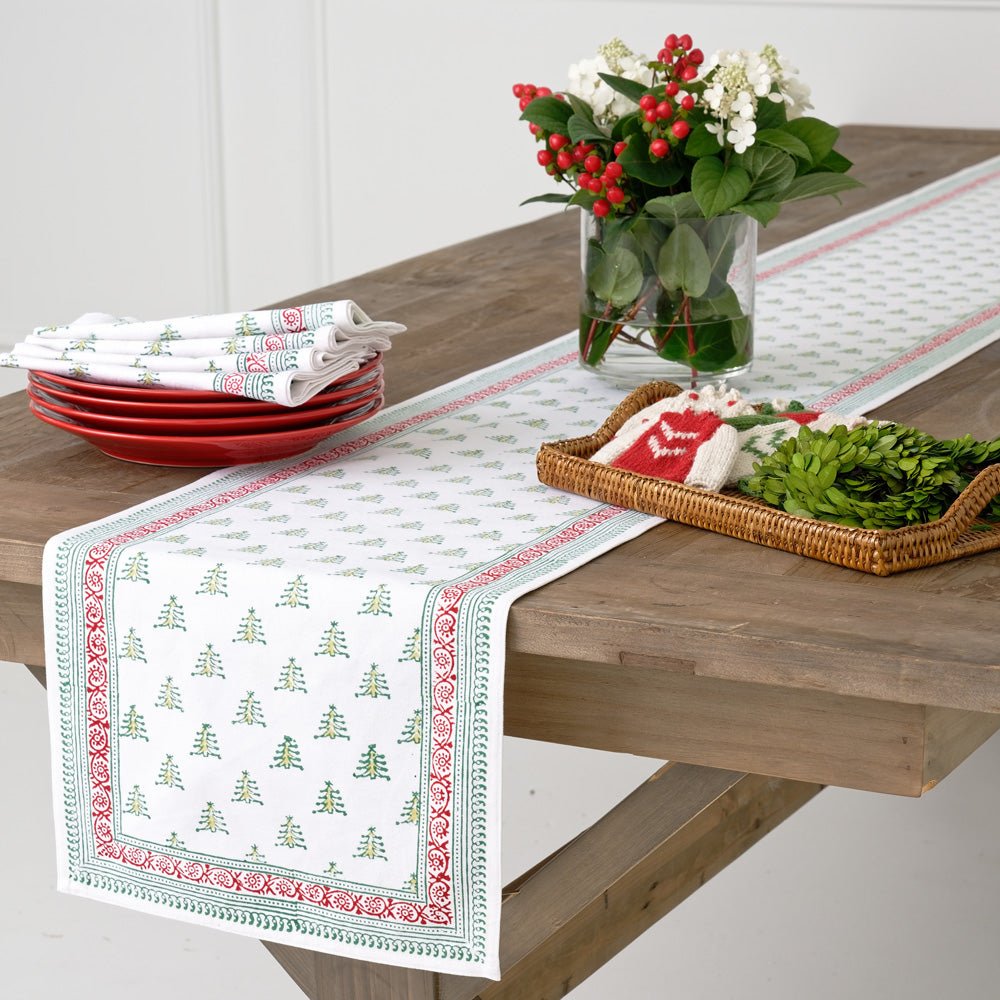 Christmas Tree Table Runner – Pomegranate Inc