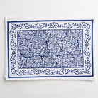 Tapestry dark blue & white placemats