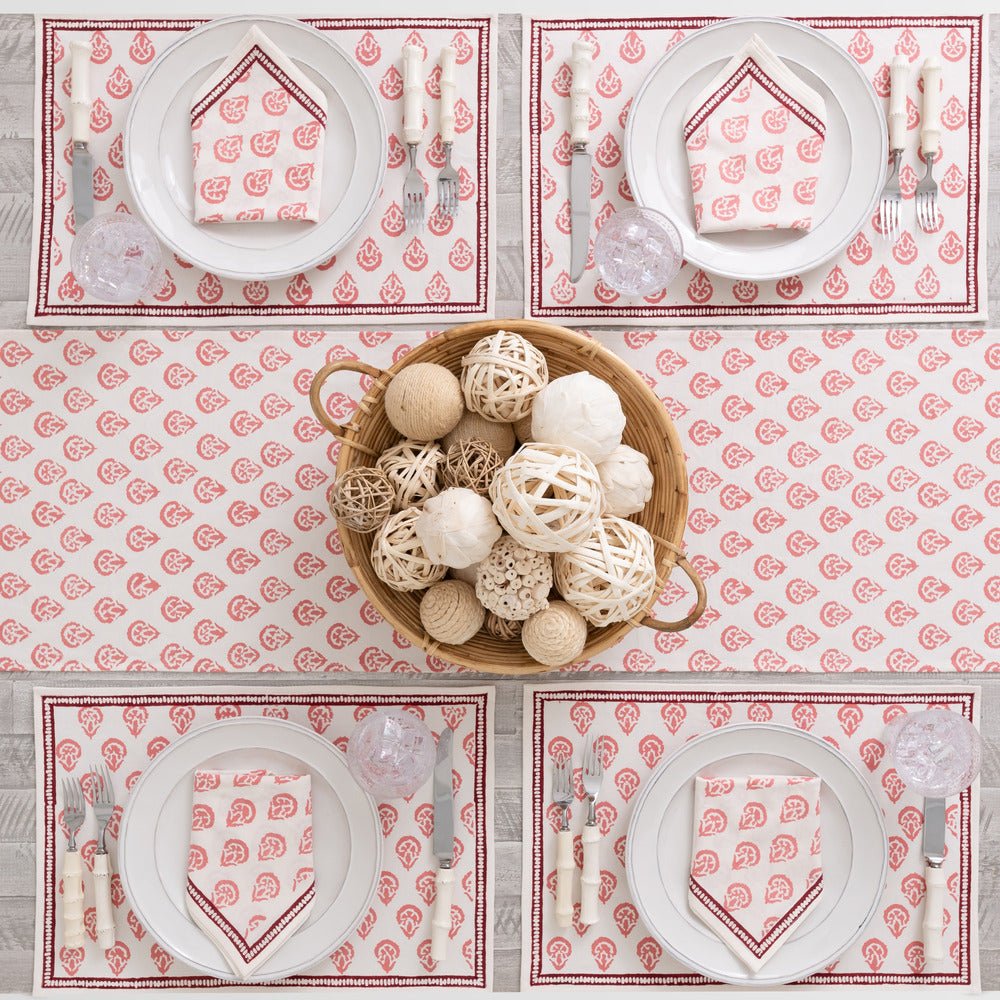 India Hicks Home Carnation Blush Placemat | Set of 4