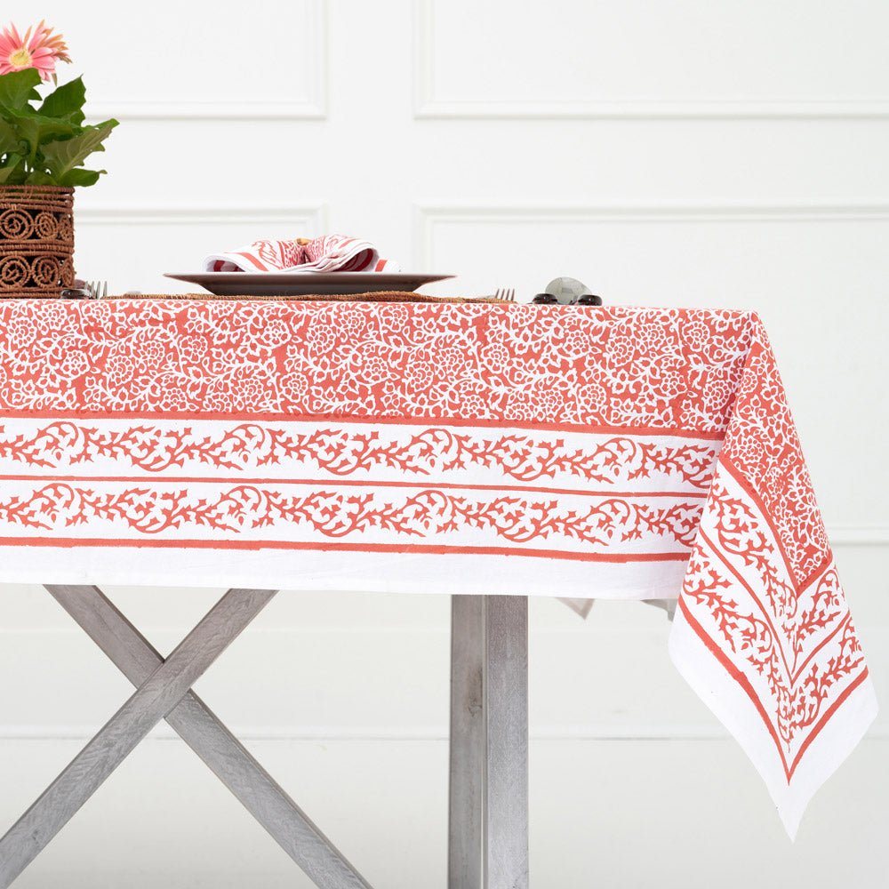 Tapestry Persimmon Tablecloth