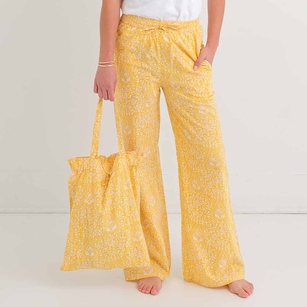Pajama Bottom + Matching Tote Gift Sack