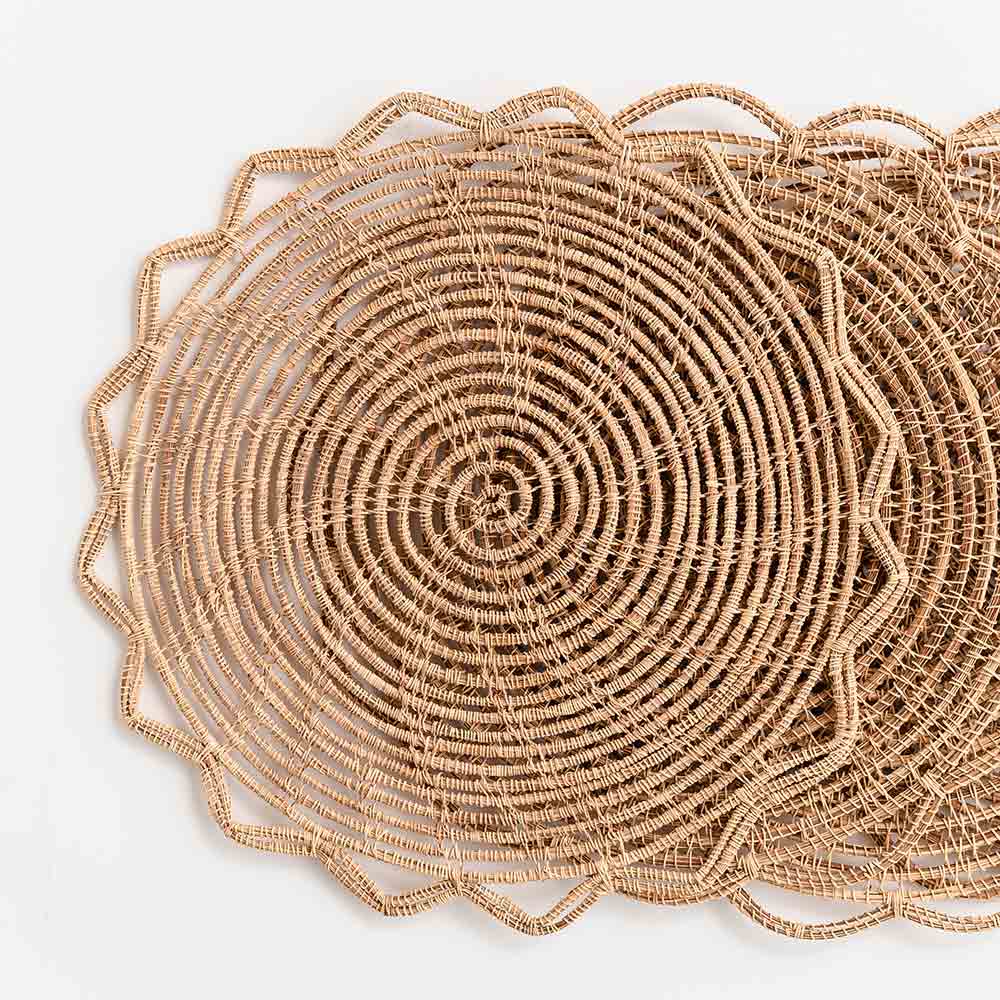 Bamboo Cane Placemat | Set of 4