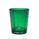 fern green colored drinking glass