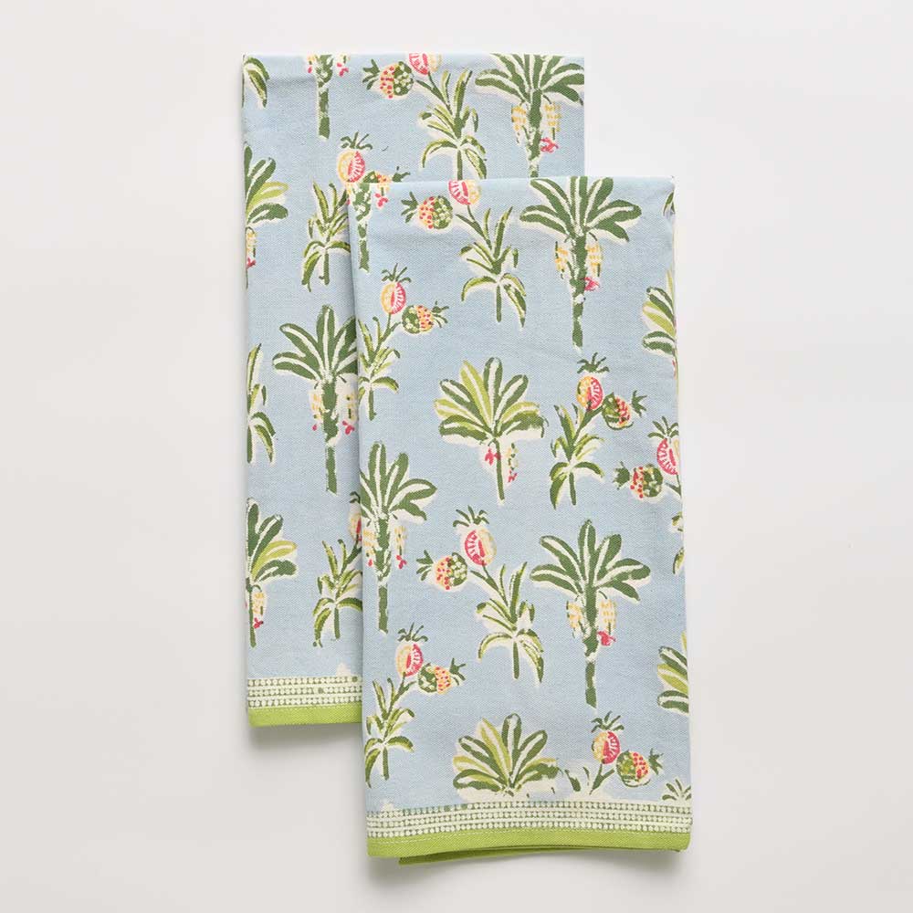 Palms &amp; Pineapples Tea Towels