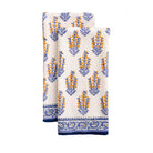 Sagar Blue & Marigold Tea Towels 